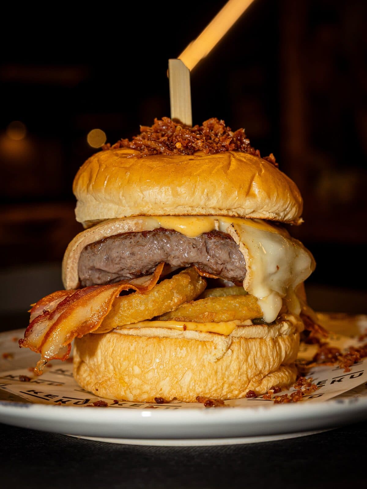 Hamburguesa de vaca madurada 50 días en KEKU